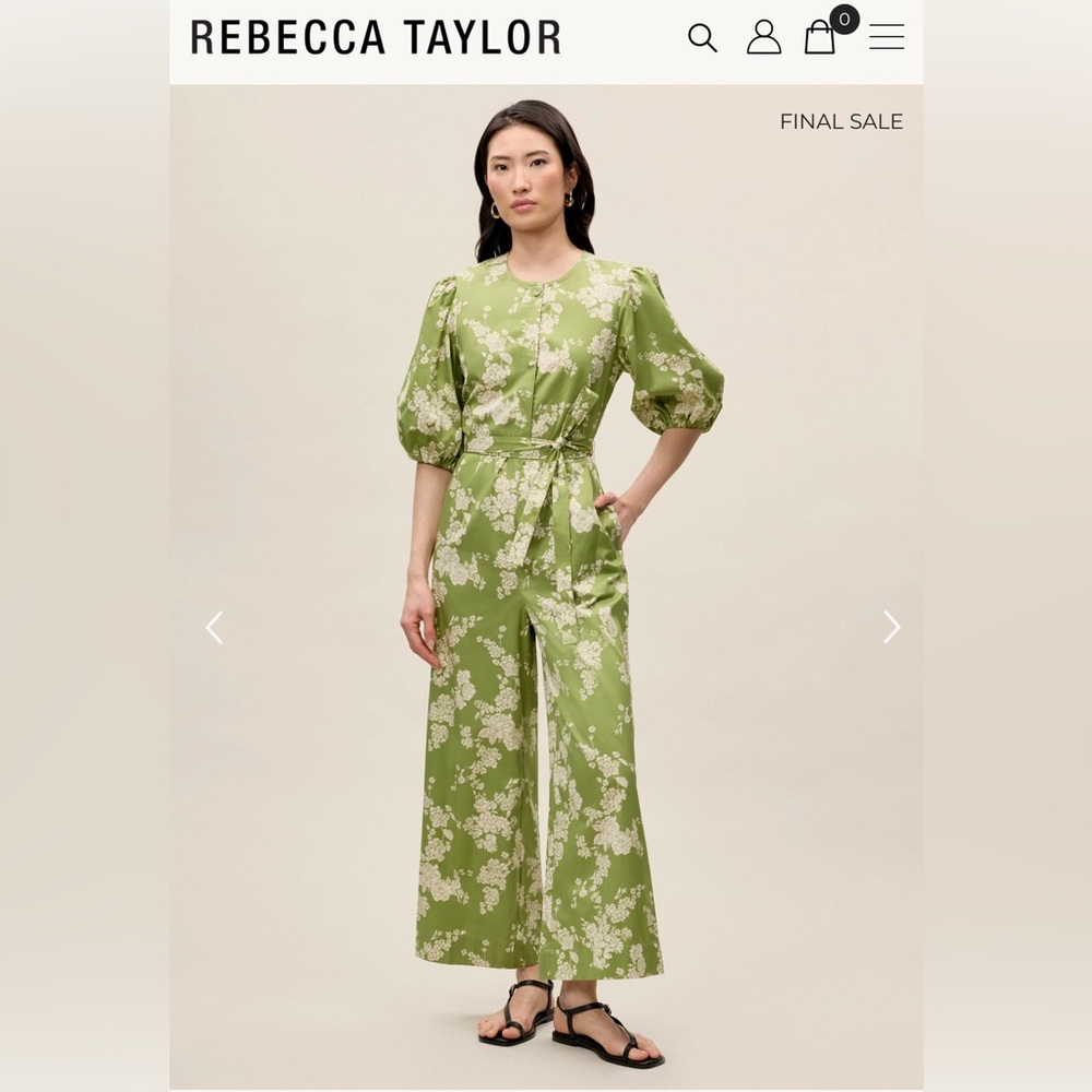 Rebecca Taylor Gab Fleur Jumpsuit